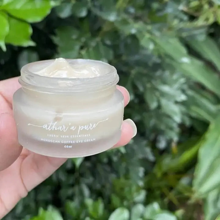 A'thara Pure Moroccan Coffee Eye Cream (Vegan, Organic, 100% Natural)