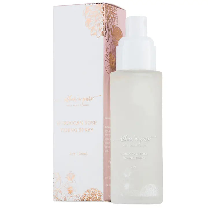 A'thara Pure Moroccan Rose Toning Spray - Natural Rose Water Toner