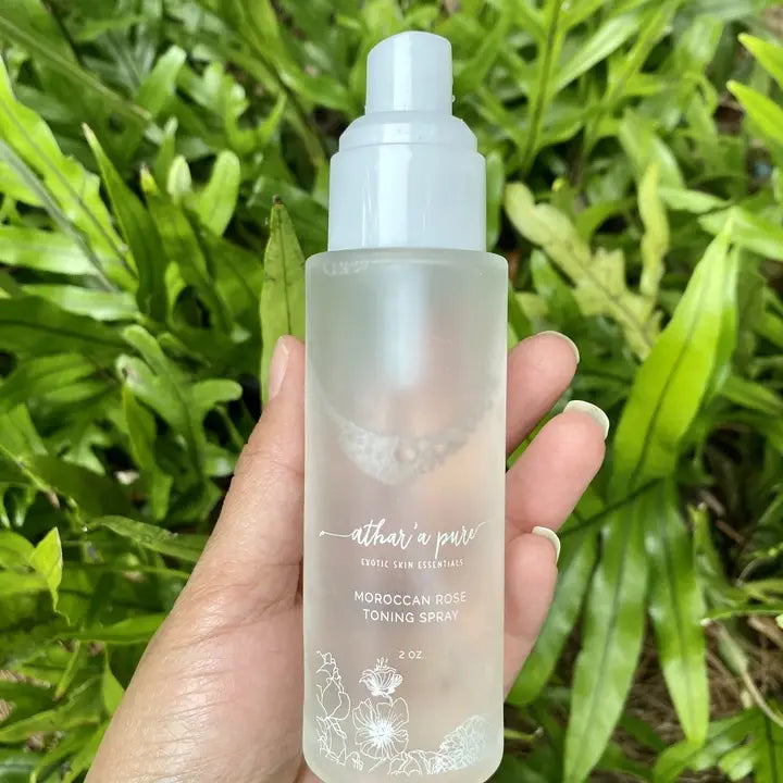 A'thara Pure Moroccan Rose Toning Spray - Natural Rose Water Toner